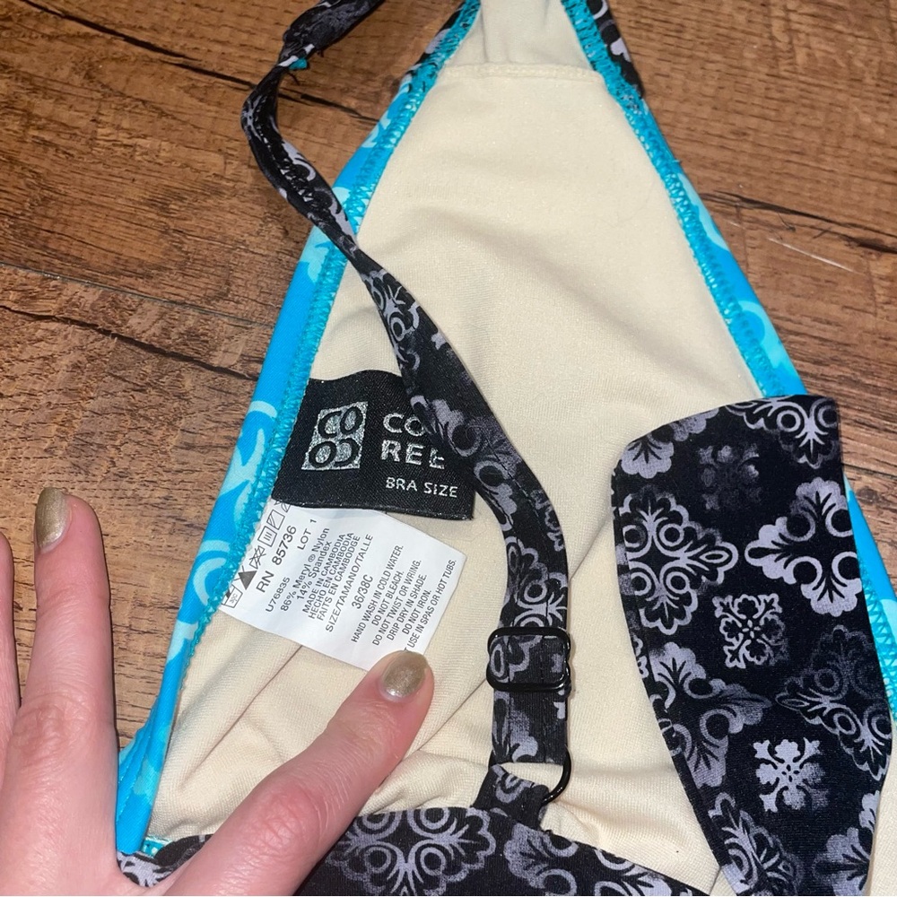 Bikini - Blue and Black Floral - Picture 5 of 5